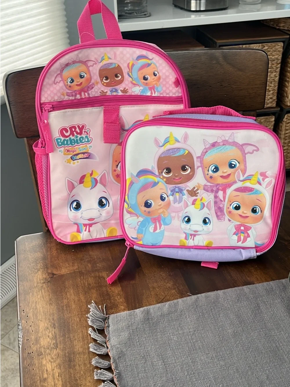 Cry Babies Backpack, Lunchbox Set & Pencil Case